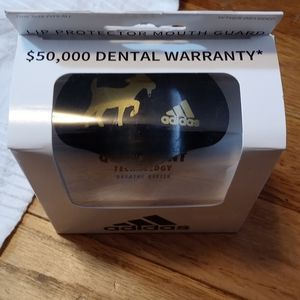 NEW ADIDAS QUAD VENT FOOTBALL MOUTH GAURD THE GOAT W/ TETHER